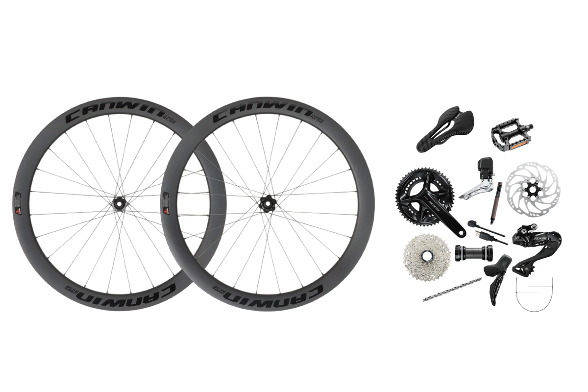 Quick Pro 105 di2/RC50 complete bike kit (does not include frame)