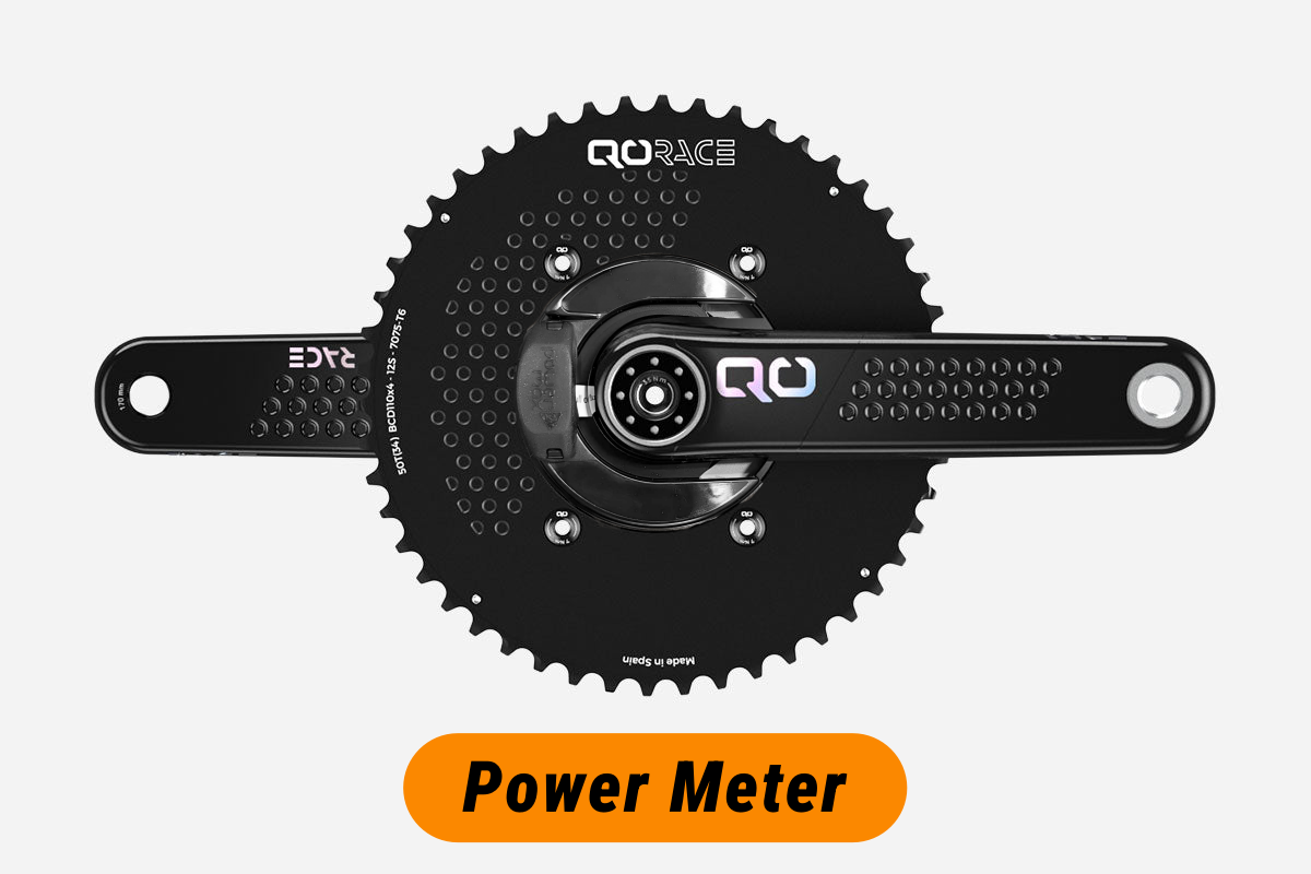 QO - RACE Aero Carbon Power2max - NGeco power meter Crankset